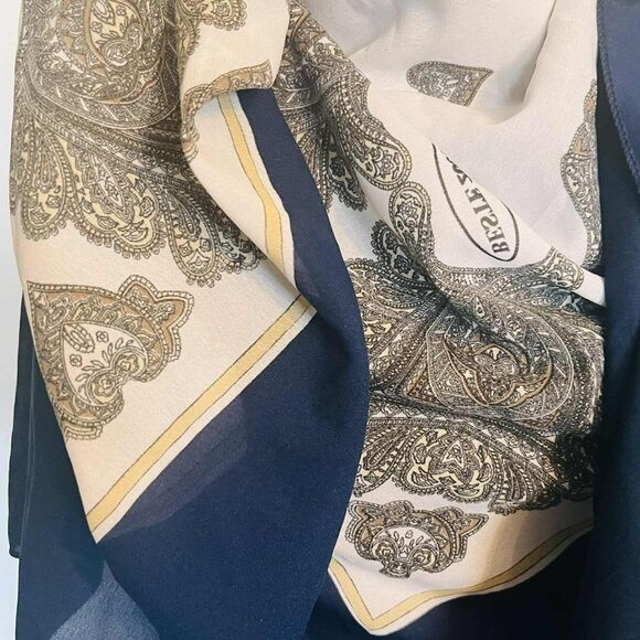 🤍 Vintage Silk Blend Scarf – Beste 2006 (Germany or Netherlands) - Picture 10 of 13